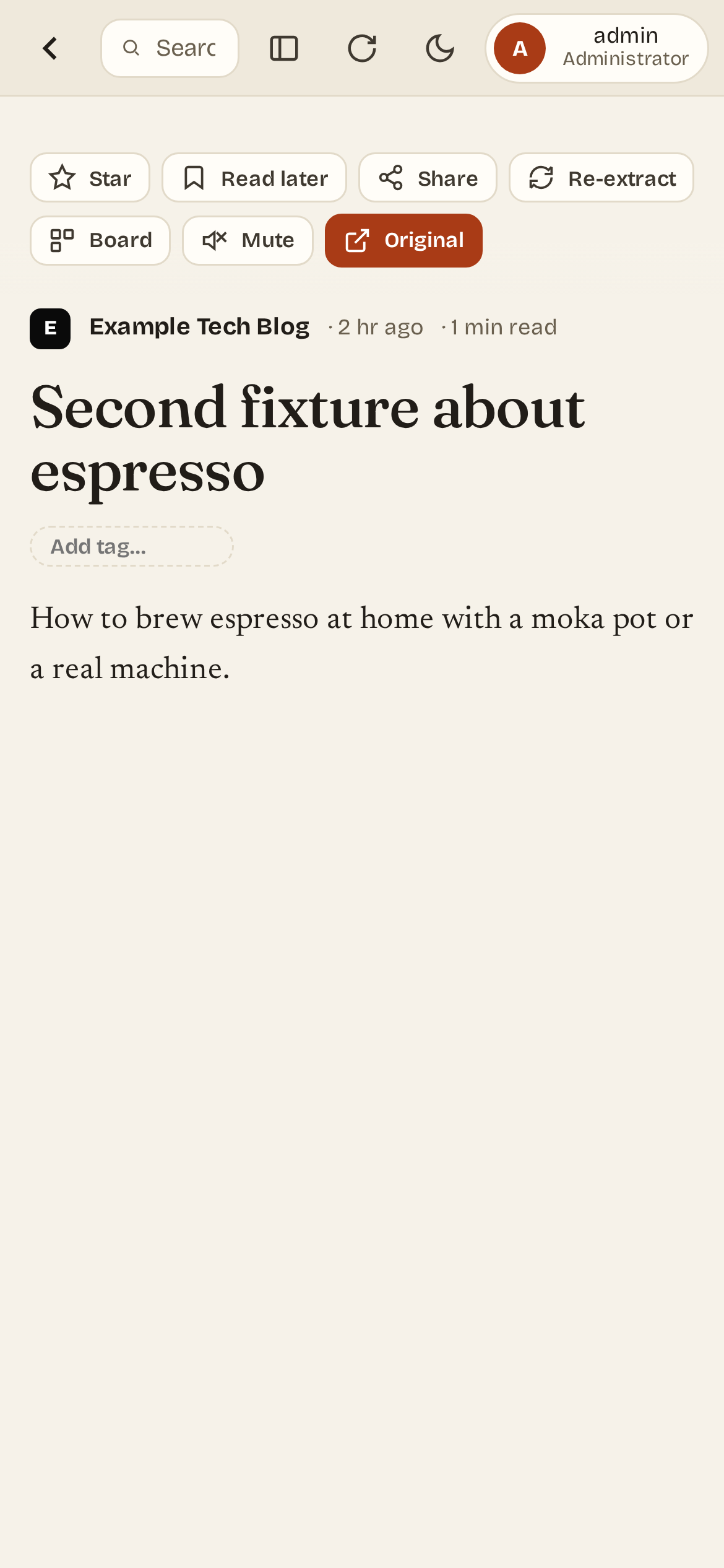 Article, mobile