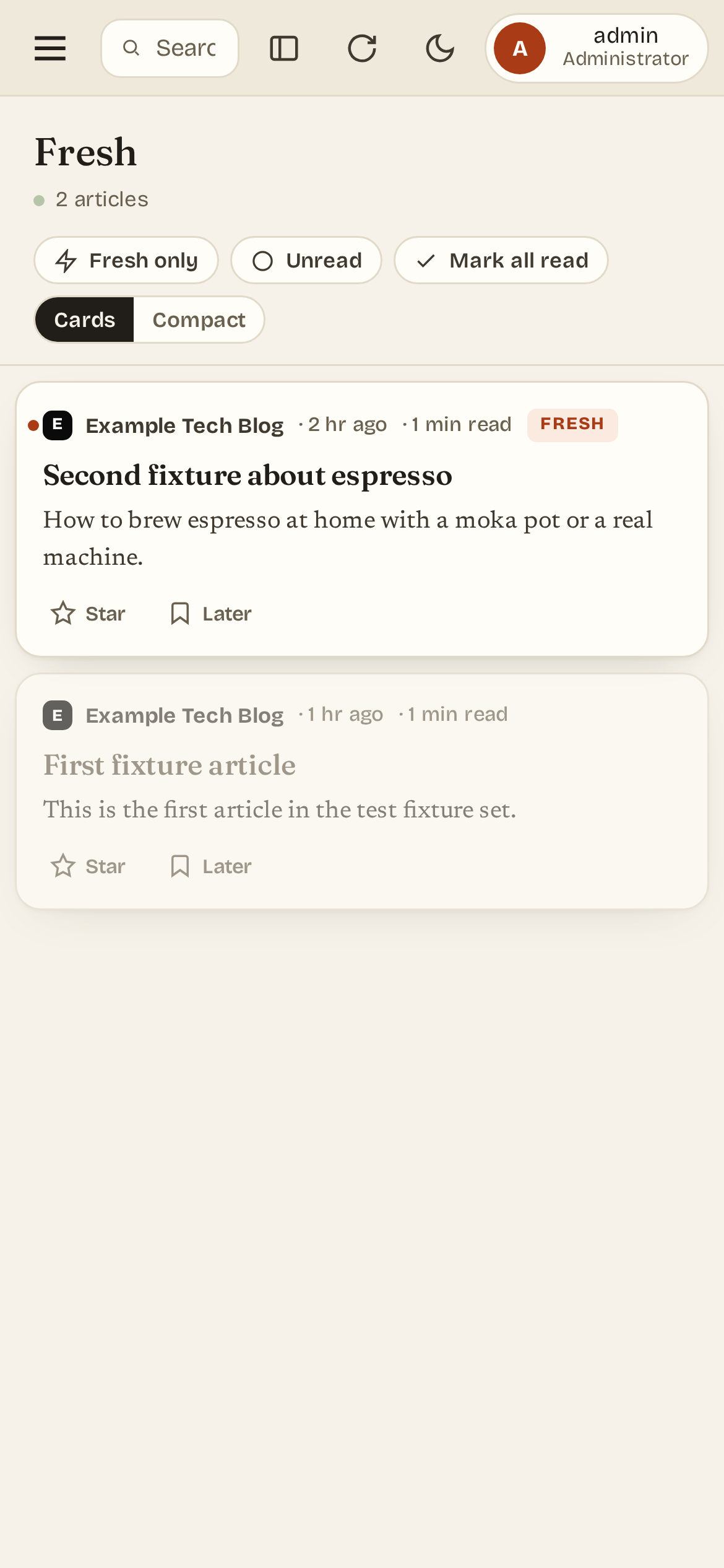 Reader, mobile